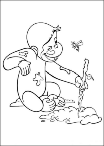 Disegno di Curioso come George da stampare e colorare 13 Disegno di Curioso come George da stampare e colorare 13