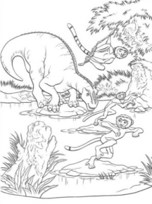 Disegno di Dinosauri – Il film da stampare e colorare 17
