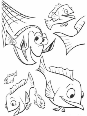 Disegno di Alla ricerca di Nemo da stampare e colorare 20 Disegno di Alla ricerca di Nemo da stampare e colorare 20