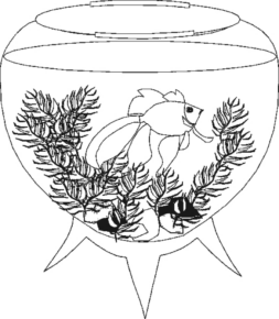 Disegno di pesce da stampare e colorare 208