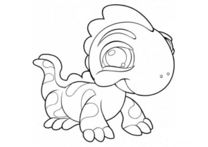 Disegno di Apatosauro da stampare e colorare 5