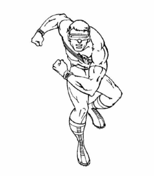 Disegno di Ciclope da stampare e colorare 7