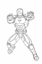 Disegni di Iron Man da colorare