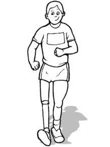 Disegno di atleta paralimpico da stampare e colorare 7 Disegno di atleta paralimpico da stampare e colorare 7