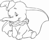Disegni di Dumbo da colorare