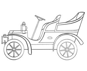 Disegno di automobile da stampare e colorare 148