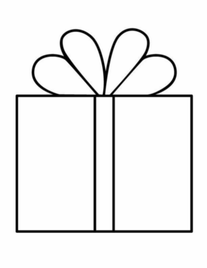 Disegno di regalo da stampare e colorare 38
