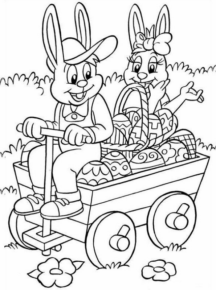 Disegno di uovo di Pasqua da stampare e colorare 260