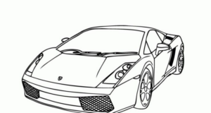 Disegno di automobile da stampare e colorare 202