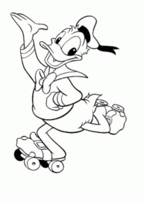 Disegno di Paperino da stampare e colorare 21