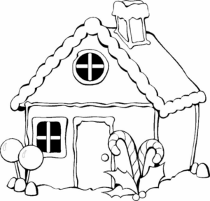 Disegno di casa da stampare e colorare 32