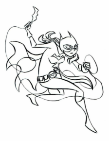 Disegno di Batman e Robin da stampare e colorare 105