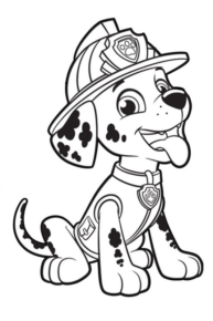 Disegno di Paw Patrol – Cane pompiere da stampare e colorare 24 Disegno di Paw Patrol – Cane pompiere da stampare e colorare 24