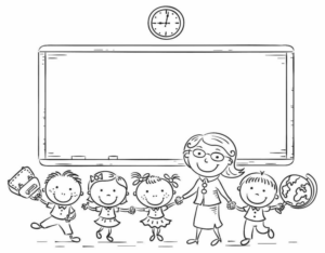Disegno di scuola da stampare e colorare 7