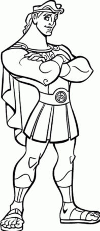 Disegno di Hercules da stampare e colorare 9