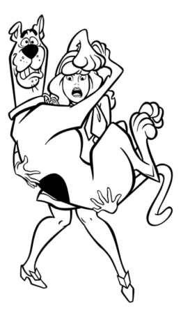 Disegno di Scooby Doo da stampare e colorare 102