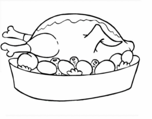 Disegno di carne da stampare e colorare 26