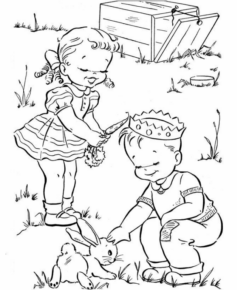 Disegno di primavera da stampare e colorare 3