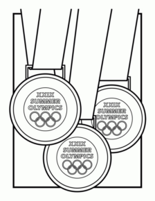 Disegno di giochi olimpici da stampare e colorare 8