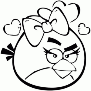 Disegno di Angry birds da stampare e colorare 39