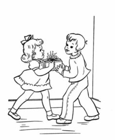 Disegno di bambino da stampare e colorare 279