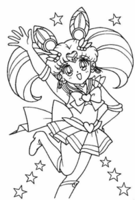 Disegno di Sailor Moon da stampare e colorare 44