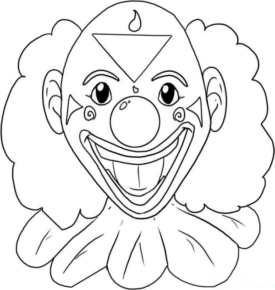 Disegno di clown da stampare e colorare 34