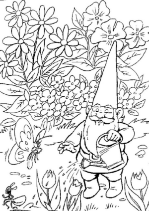 Disegno di gnomo e folletto da stampare e colorare 18 Disegno di gnomo e folletto da stampare e colorare 18