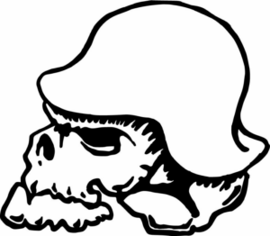 Disegno di teschio e scheletro da stampare e colorare 65