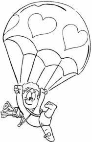 Disegno di San Valentino da stampare e colorare 110