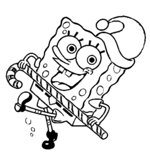 Disegno di Spongebob da stampare e colorare 74