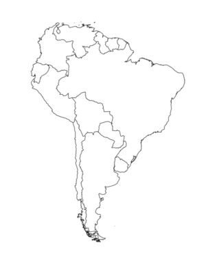 Disegno di cartina geografica da stampare e colorare 3