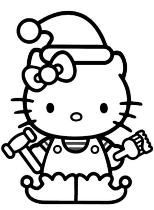 Disegno di Hello Kitty da stampare e colorare 91