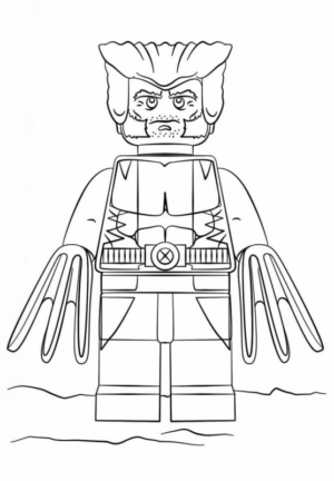 Disegno di LEGO Super Heroes da stampare e colorare 1