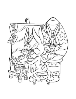 Disegno di Bugs Bunny da stampare e colorare 48