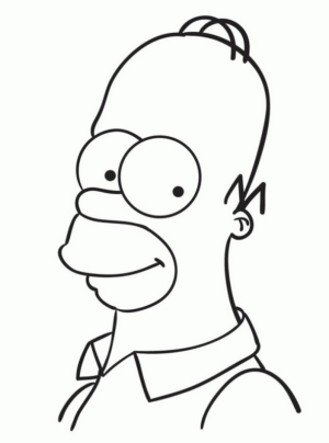 Disegno di I Simpson da stampare e colorare 29