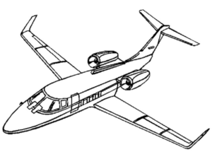 Disegno di aereo da stampare e colorare 70