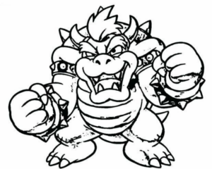 Disegno di Super Mario da stampare e colorare 4