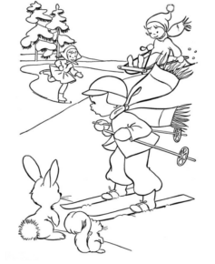Disegno di bambino da stampare e colorare 103