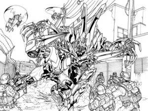 Disegno di Transformers da stampare e colorare 67