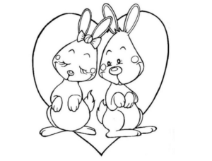 Disegno di San Valentino da stampare e colorare 40