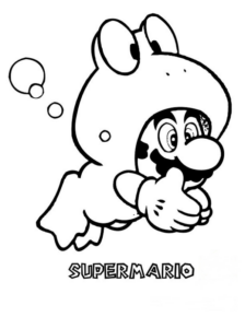Disegno di Super Mario da stampare e colorare 13