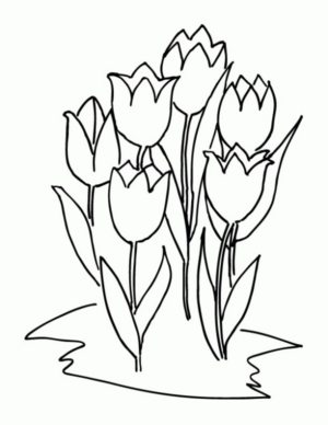 Disegno di fiore da stampare e colorare 111