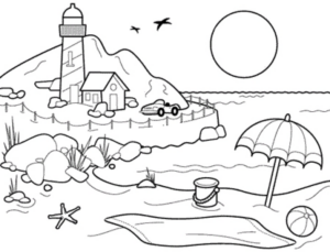 Disegno di mare da stampare e colorare 48