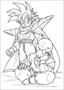 Disegno di Dragon Ball da stampare e colorare 74