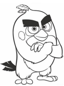 Disegno di Angry birds da stampare e colorare 49