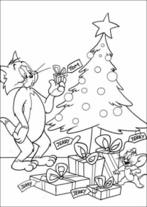 Disegno di Tom e Jerry da stampare e colorare 81