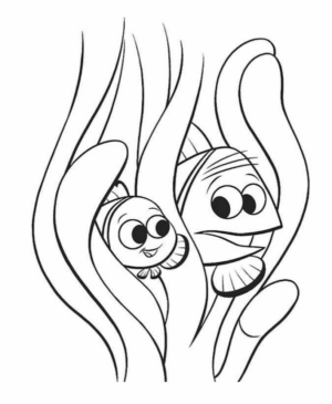 Disegno di Alla ricerca di Nemo da stampare e colorare 21