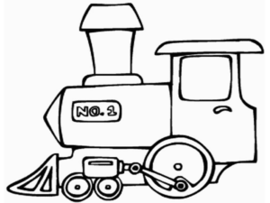 Disegno di treno da stampare e colorare 57