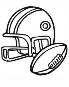 Disegno di football americano da stampare e colorare 73 Disegno di football americano da stampare e colorare 73